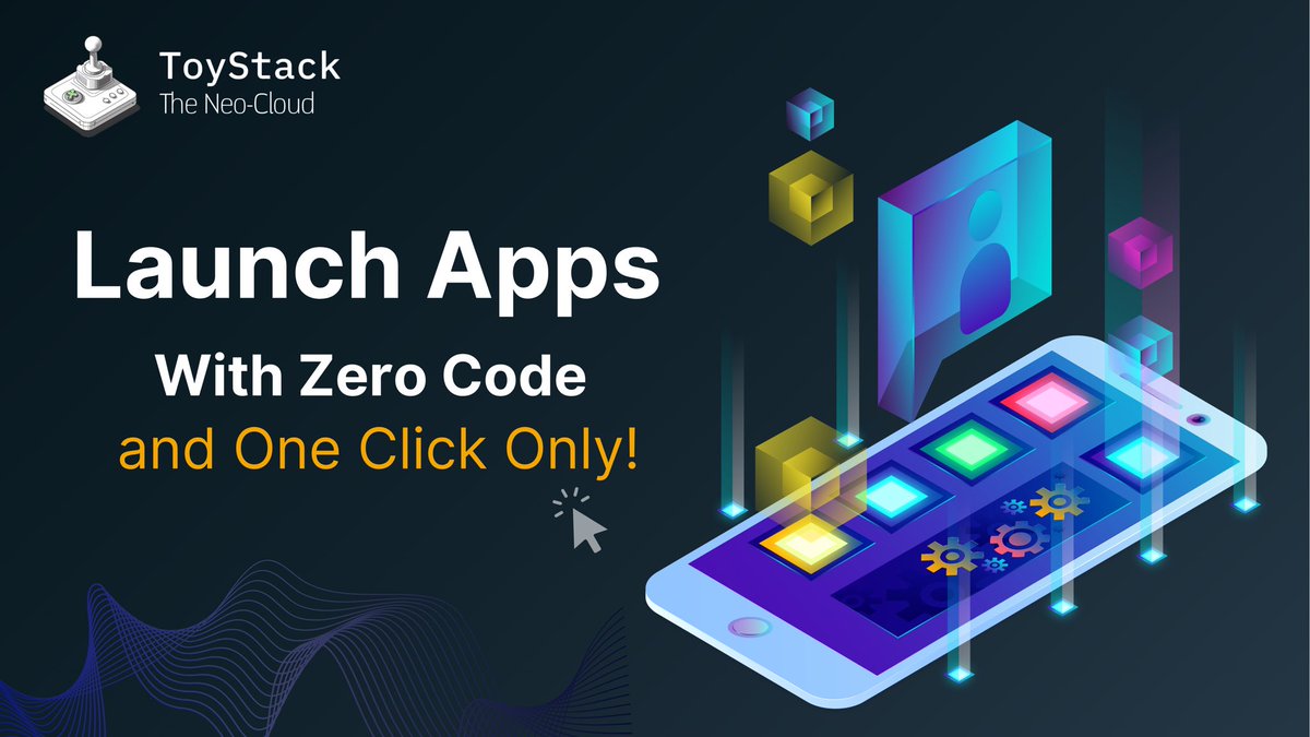 toystack_ai's tweet photo. Stop letting complexity hold back your ideas. 

With ToyStack’s LowCode-NoCode, deploying apps is easy—no dev skills needed. 

Our CLI is coming soon: just paste your code and go live. 

The future of app building is for everyone!

#CLI #AppDeployment #Startup #DevTools #ToyStack https://t.co/0giD3rBwjd