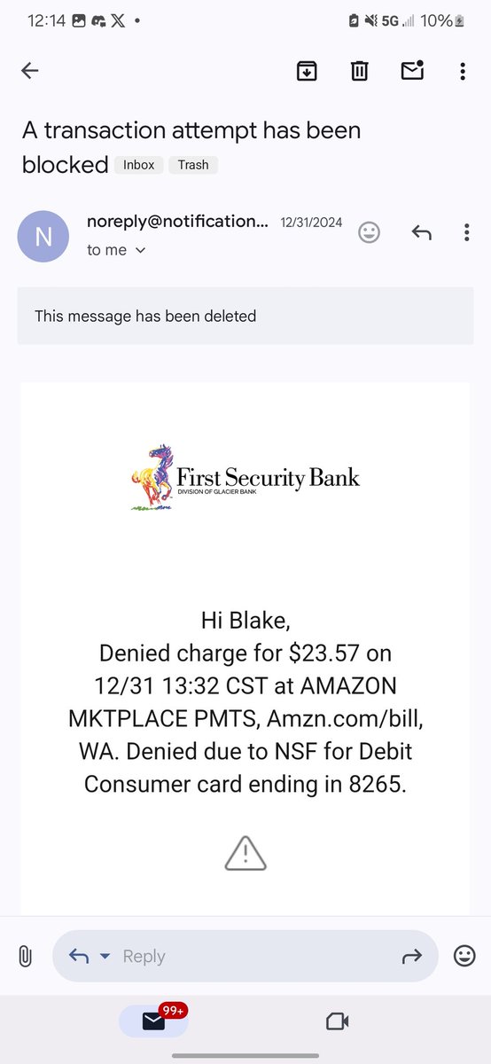 So Three times today I have been getting this recently. Has anyone else received something like this before? Because honestly, I'm now scared