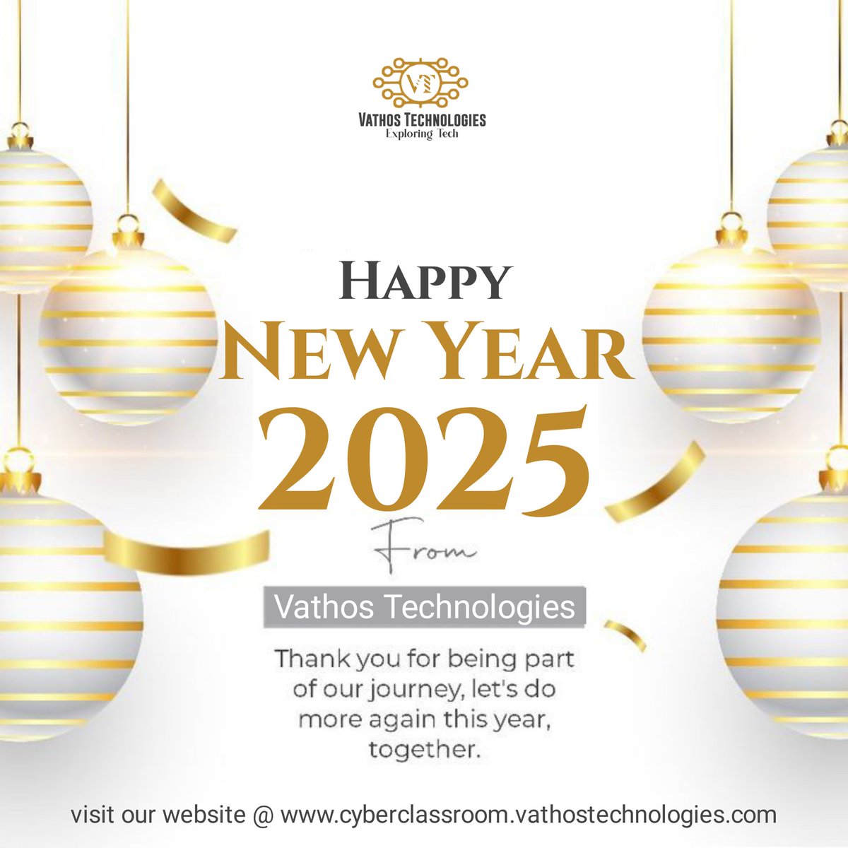 EricEzeji's tweet photo. Happy New Year to our future cybersecurity heroes!

May this year bring you:

Knowledge to outsmart threats
Skills to safeguard the digital world
Opportunities to grow and thrive in your cybersecurity journey

Stay safe, stay secure!

Vathos Technologies 💯 https://t.co/lTXipinlR7