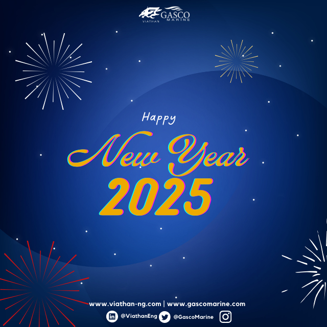 We wish our valued customers and stakeholders a prosperous and successful 2025.

Happy New Year!

From all of us at <a href="/ViathanEng/">Viathan Engineering Limited</a>  &amp; <a href="/GascoMarine/">Gasco Marine</a>.

#Viathan #GascoMarine #NewYear #SeasonsGreetings #Energy #PowerSector #NaturalGas