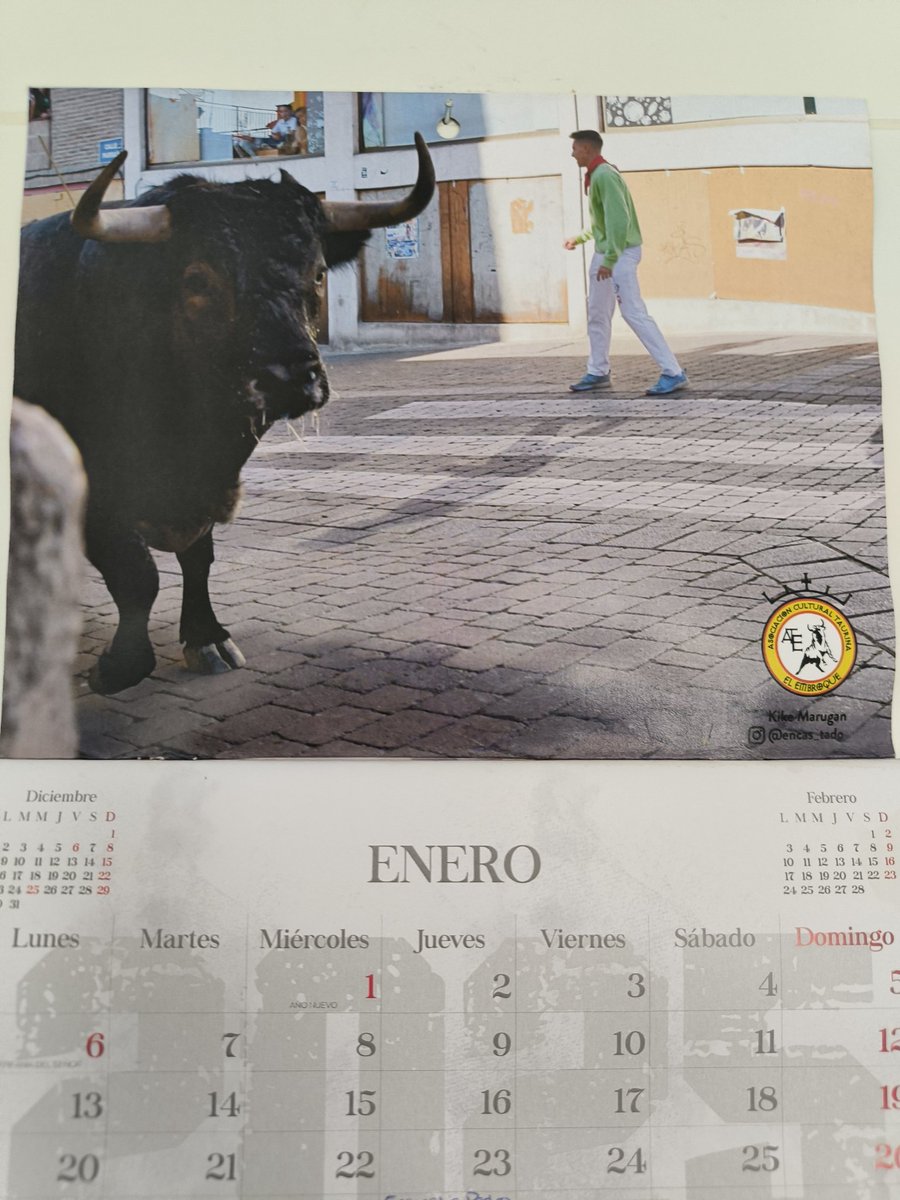 Empezamos un nuevo año y el calendario de <a href="/AEmbroque/">ACT de Madrid El Embroque</a> no puede faltar.