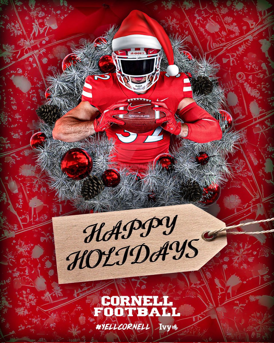 Happy holidays and a Happy New Year to all!! 2025🎉 <a href="/Sean_Reeder/">Sean Reeder</a> <a href="/BigRed_Football/">Cornell Football</a>