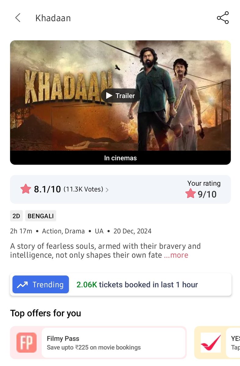 itruelydev's tweet image. Rampage !! 🔥 
Blockbuster response on 1st January.  
#Khadaan #Dev46 #JisshuSengupta