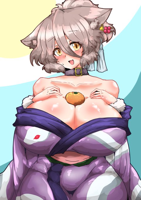 今日の日課は新年なのでうちのこモノモちゃです 