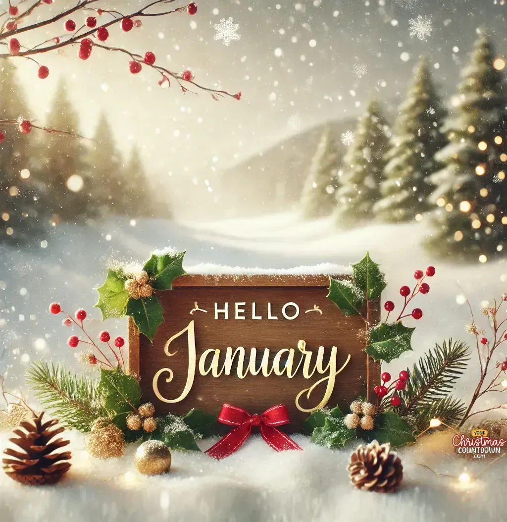 Hello January.
🕒 YourChristmasCountdown.com 🎄🎅