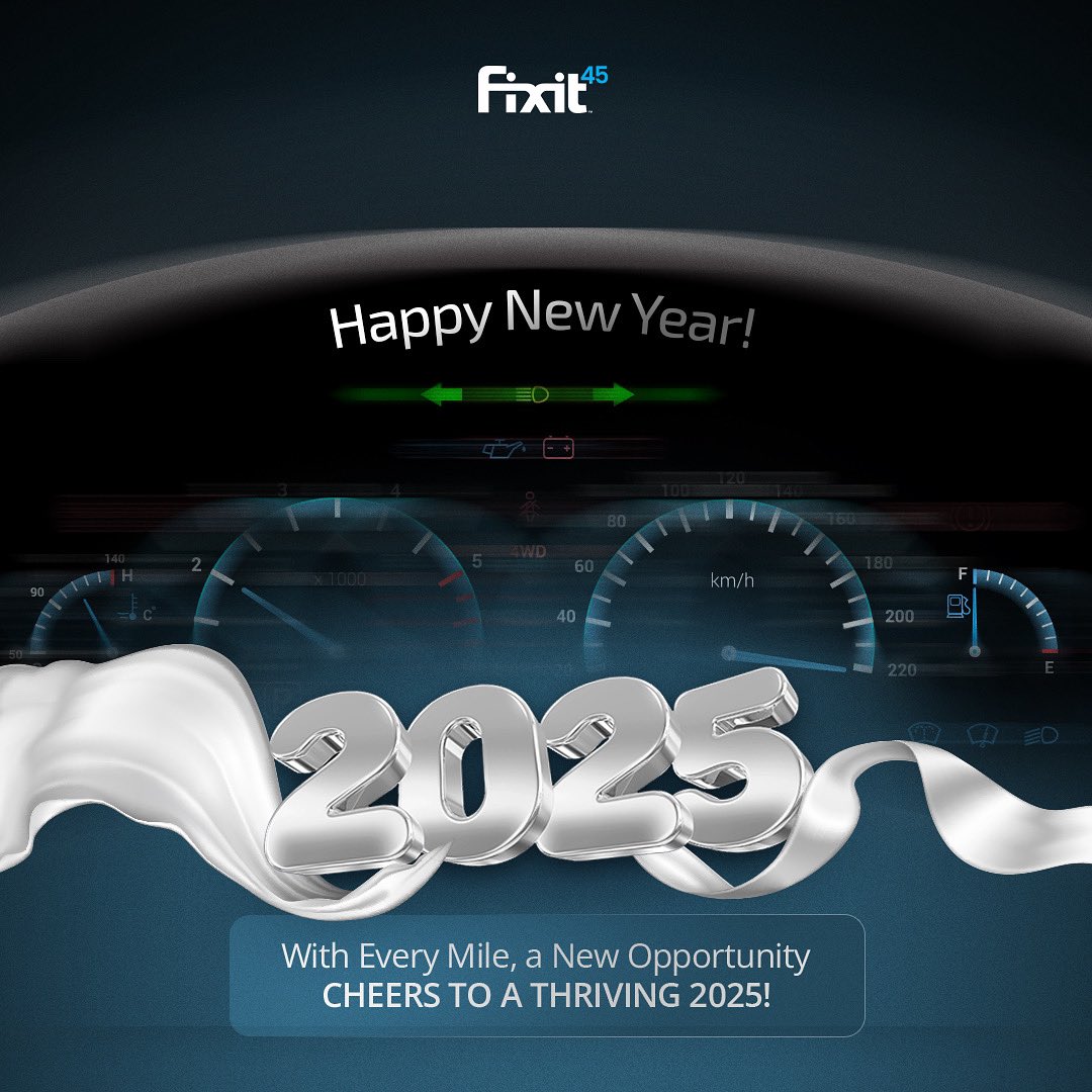 fixit45hq's tweet image. 🚗✨ It’s a New Year, and With Every Mile a New Opportunity✨🚗 

Here’s to smooth rides, safe travels, and a year full of new adventures. Thank you for trusting us in 2024. We’re geared up to serve you even better in 2025! 

With love,
The Fixers Family 💙
#HappyNewYear #fixit45