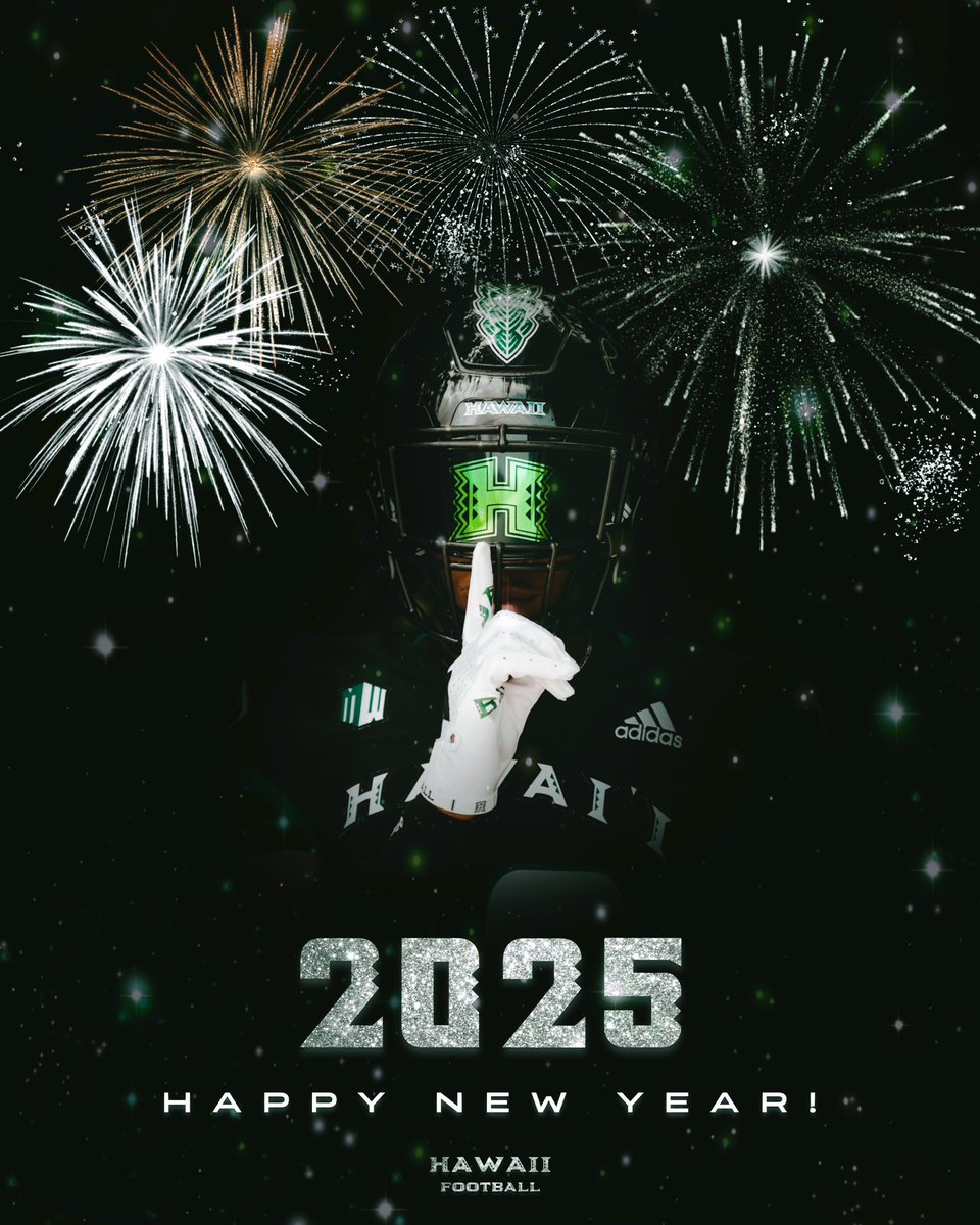 Happy New Year from Hawaii Football! 🥳 

#BRADDAHHOOD #GoBows