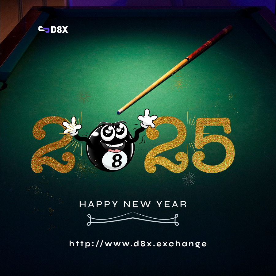 d8x_exchange's tweet photo. It’s a new game of 12 balls, and everyone’s welcome to play.

Let’s begin.

 Happy New Year! 💫 https://t.co/blm2eTGOwO