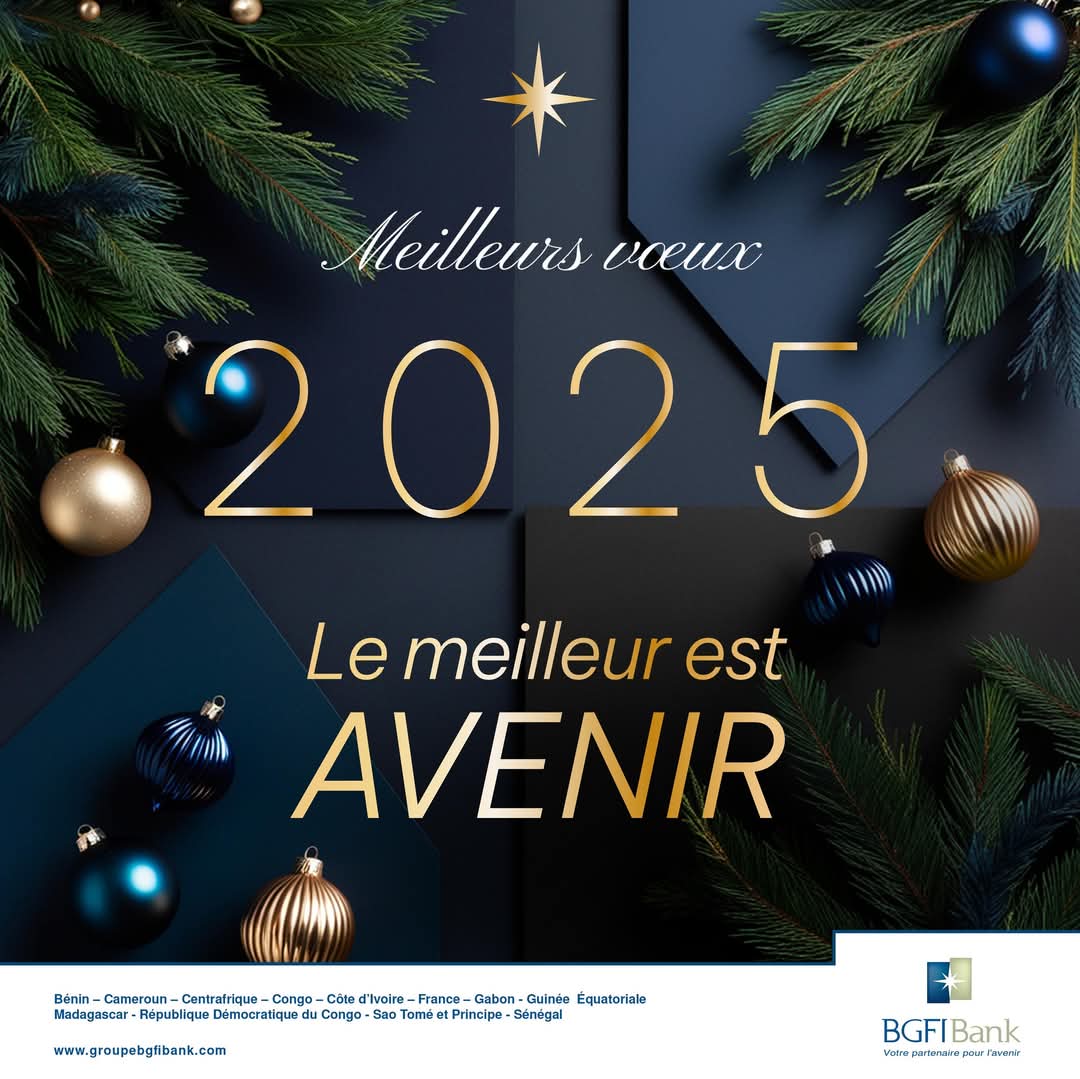 Chers clients,
À l’aube de cette nouvelle année, nous souhaitons vous adresser nos vœux les plus sincères. Que cette année 2025 soit riche en succès, innovations et en prospérité. Ensemble, continuons de bâtir des projets solides et durables...
#BGFIBank, Le meilleur est AVENIR.