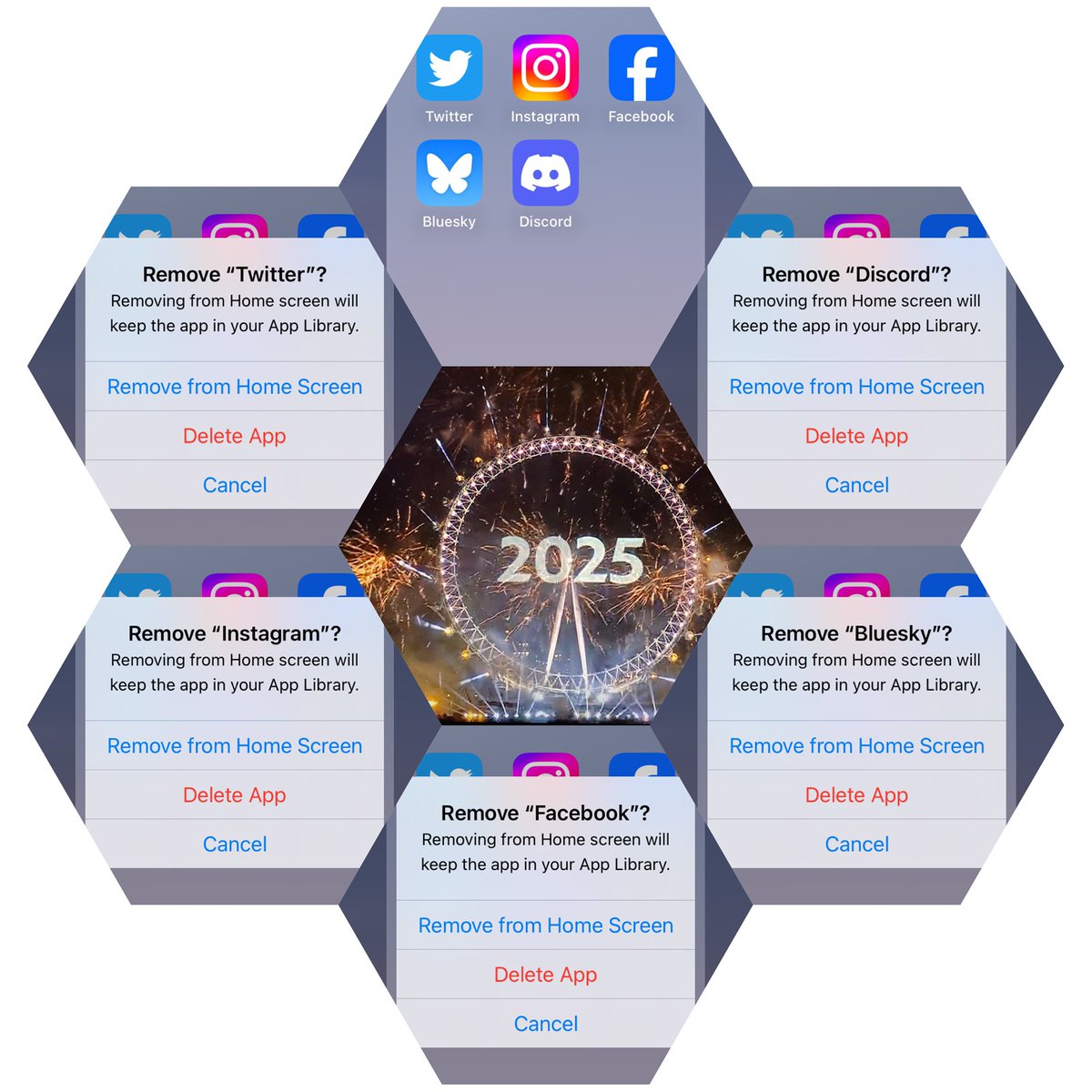 Happy New Year 🎉
(Yes, I never updated to X on my phone)