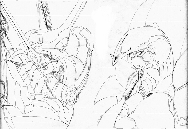 オーバリズムが強いほう  ん～この方向性でまた描いてもいいのかも…… 