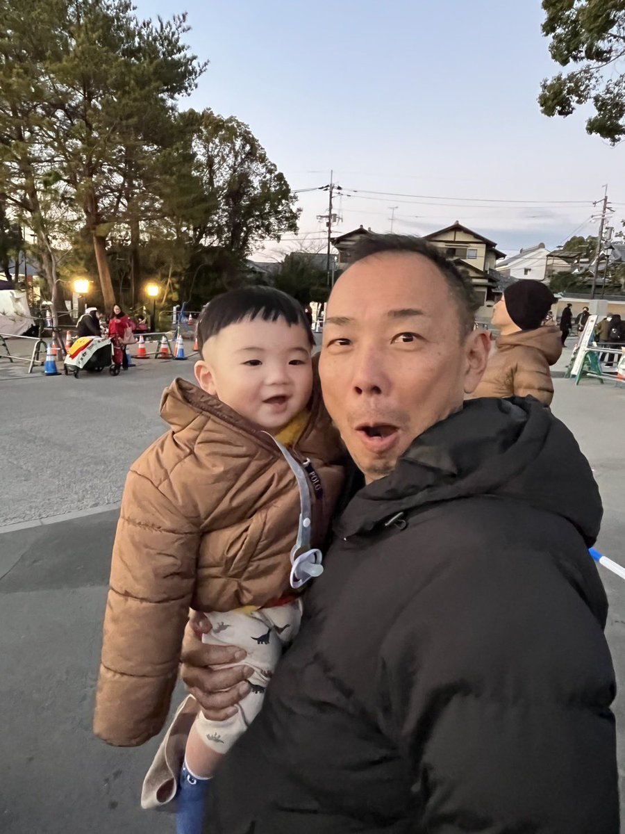 孫と初詣