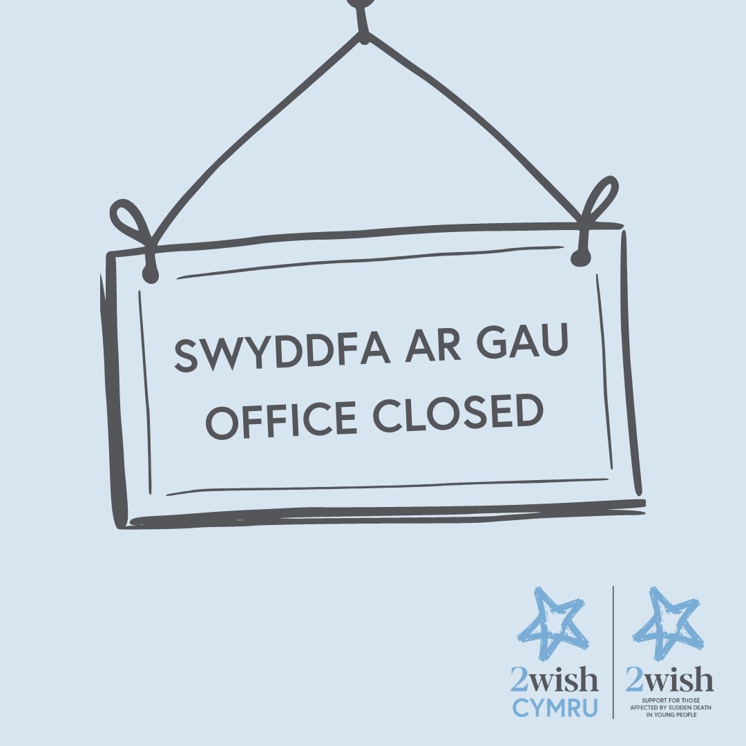 2wish Cymru (@2wishcymru) on Twitter photo Our office will be closed today for New Year's Day, but please rest assured that our phone lines are open and emails are being monitored.
We will be back open as normal from 9am Thursday 2nd January.
You can contact us on 01443 853125 or email support@2wish.org.uk
💙⭐🐘 Our office will be closed today for New Year's Day, but please rest assured that our phone lines are open and emails are being monitored.
We will be back open as normal from 9am Thursday 2nd January.
You can contact us on 01443 853125 or email support@2wish.org.uk
💙⭐🐘