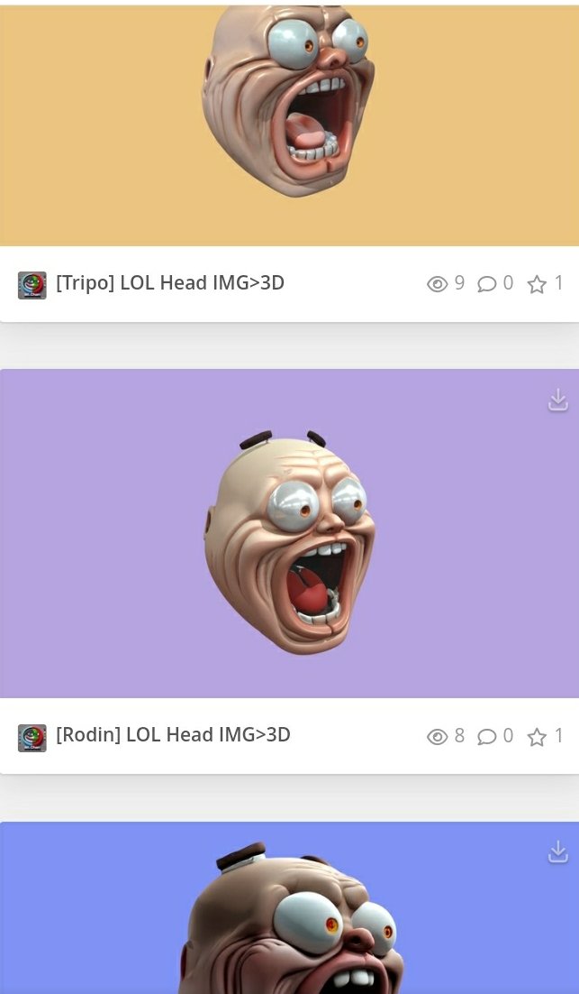 sheet_ai's tweet photo. Yo AI peeps! 🧠 Just dropped over 100 3D models without spending a dime. Check out my experiments and let me know what you think!
🔗https://t.co/l9OKeX4jV6
#text3d #textto3d #genai #ai https://t.co/NuMpLSXa4Y