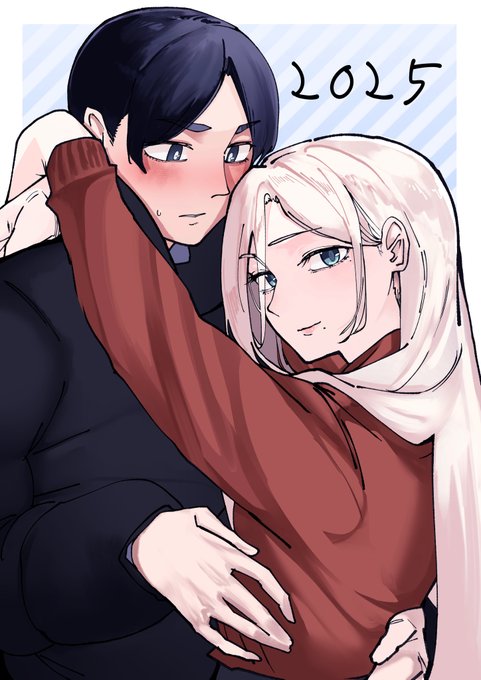 コミケの収め絵にしたかったけど遅くなって2025年最初の絵になりました!
今年もよろしくお願いします! 