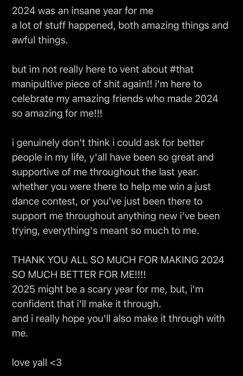 ayanavision's tweet image. new year, same - but improving - me.