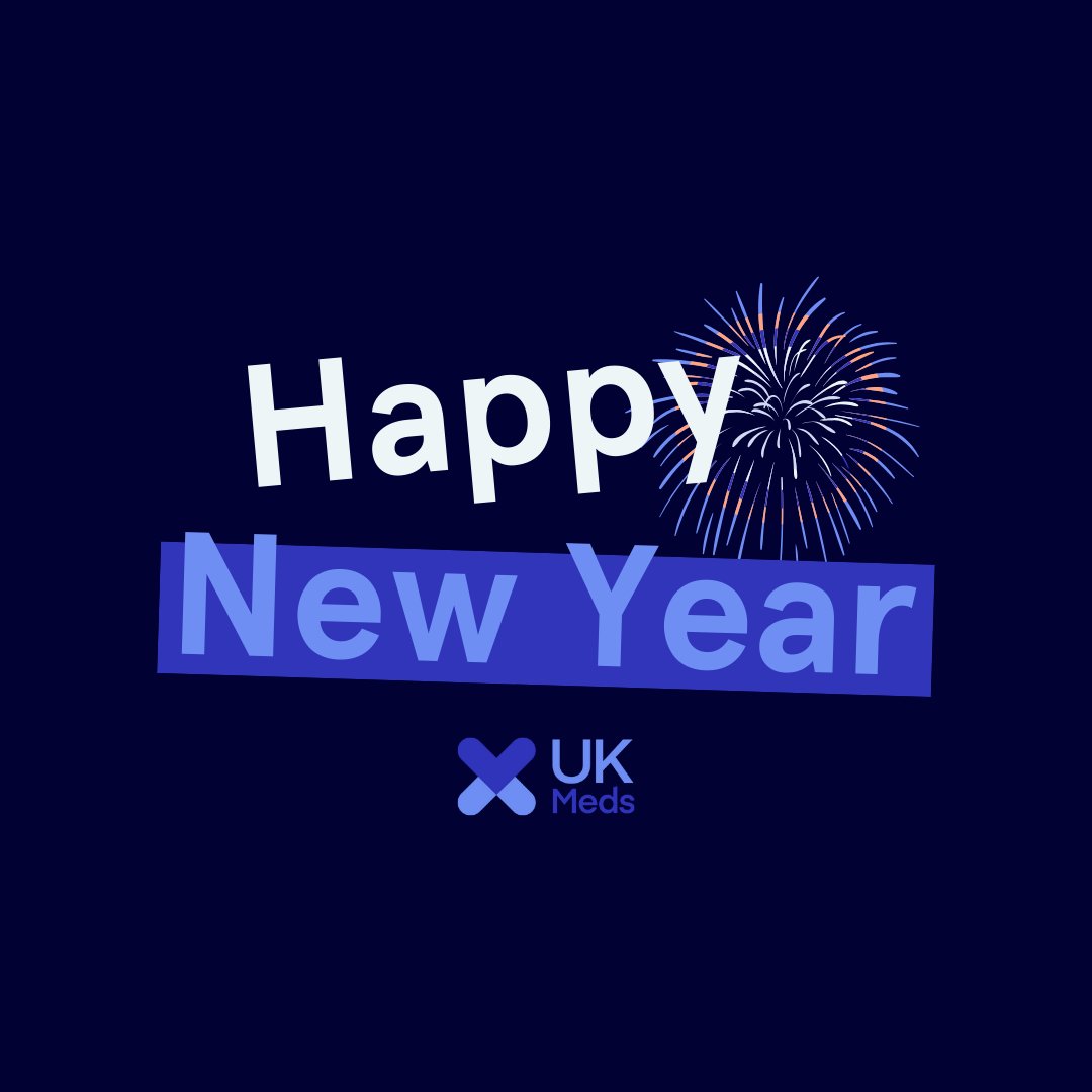 UK_Meds's tweet image. 🎆 Happy New Year! 🎉

Wishing you a healthy, happy, and successful 2024 from all of us at UK Meds. Thank you for trusting us this past year! 💙

#HappyNewYear #UKMeds #NewYear2024