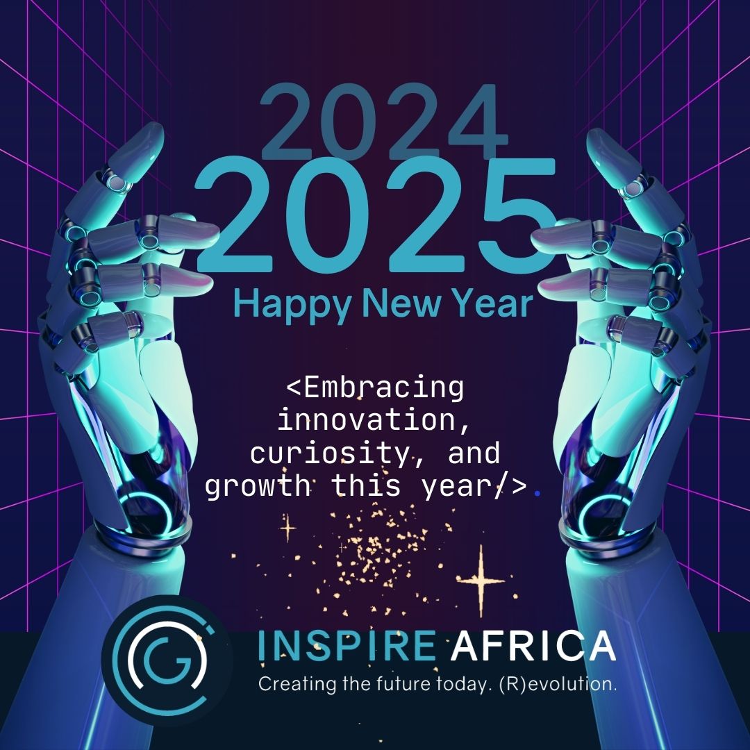 InspireAfricaG's tweet image. 🎉 Happy New Year! 🎉We are excited to kick off 2025 with our great partners, bringing cutting-edge Coding, Robotics, and 4IR resources to institutions everywhere. 🌟Here’s to a year of innovation, growth, and transforming education together. 🚀 #CodingAndRobotics #InspireAfrica