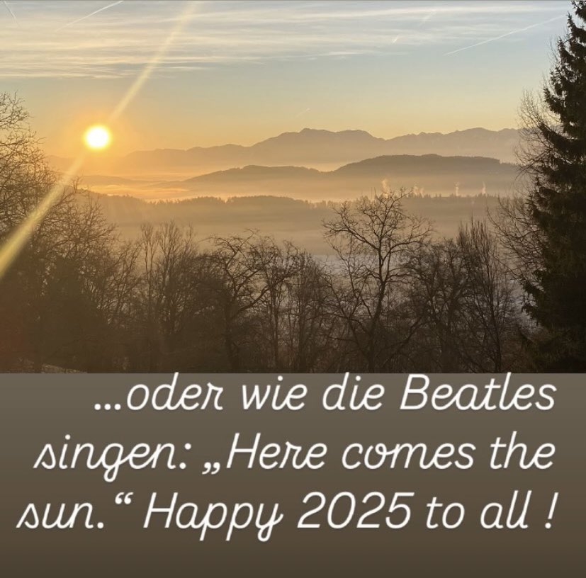 Good Morning 2025, lass uns ins Gelingen verliebt sein!
Good vibes …