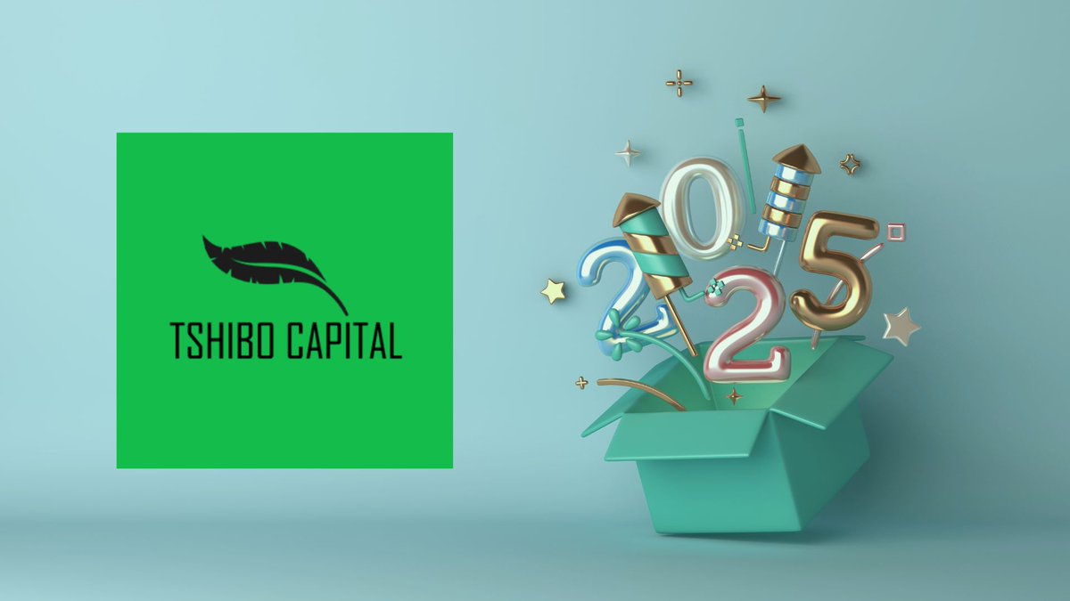 TshiboCapital's tweet photo. Cheers to a prosperous 2025! 🎉 May this new year bring growth, innovation, and endless opportunities for success. Here’s to making bold moves and achieving great things together! #HappyNewYear #TshiboCapital #NewBeginnings #SuccessAhead https://t.co/qm3BFqtiKd