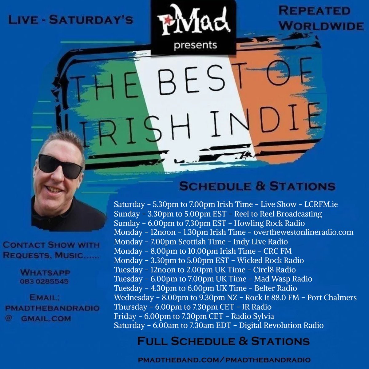 pMad (@pmadtheband) on Twitter photo This week:
<a href="/rawnovembre/">Raw Novembre</a>
<a href="/kleiotheband/">kleio</a>
<a href="/fangclub/">FANGCLUB</a>
<a href="/BlueFishDiamond/">Blue Fish Diamond</a>
#thenewversions
<a href="/CityRemains/">The City Remains</a>
<a href="/ShrinkLikeAlice/">Shrink Like Alice</a>
#straif
<a href="/TheAmniotics/">The Amniotics</a>
<a href="/themetuneboy/">theme tune boy</a>
<a href="/affectiontorent/">Affection to Rent</a>
#Gorbachov
#HecticBins
@pMadtheband
+more
Live Sat lcrfm.ie
& Replayed Worldwide Daily This week:
<a href="/rawnovembre/">Raw Novembre</a>
<a href="/kleiotheband/">kleio</a>
<a href="/fangclub/">FANGCLUB</a>
<a href="/BlueFishDiamond/">Blue Fish Diamond</a>
#thenewversions
<a href="/CityRemains/">The City Remains</a>
<a href="/ShrinkLikeAlice/">Shrink Like Alice</a>
#straif
<a href="/TheAmniotics/">The Amniotics</a>
<a href="/themetuneboy/">theme tune boy</a>
<a href="/affectiontorent/">Affection to Rent</a>
#Gorbachov
#HecticBins
@pMadtheband
+more
Live Sat lcrfm.ie
& Replayed Worldwide Daily