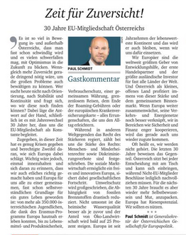 oegfe's tweet photo. Prosit Neujahr! 🇦🇹🇪🇺
💬"Heute, vor 30 Jahren, ist Österreich der EU beigetreten. Einem Europa mit Riesenpotenzial. Wir sollten es nützen", schreibt @_PaulSchmidt im heutigen @KURIERat https://t.co/ISUJC00AeY