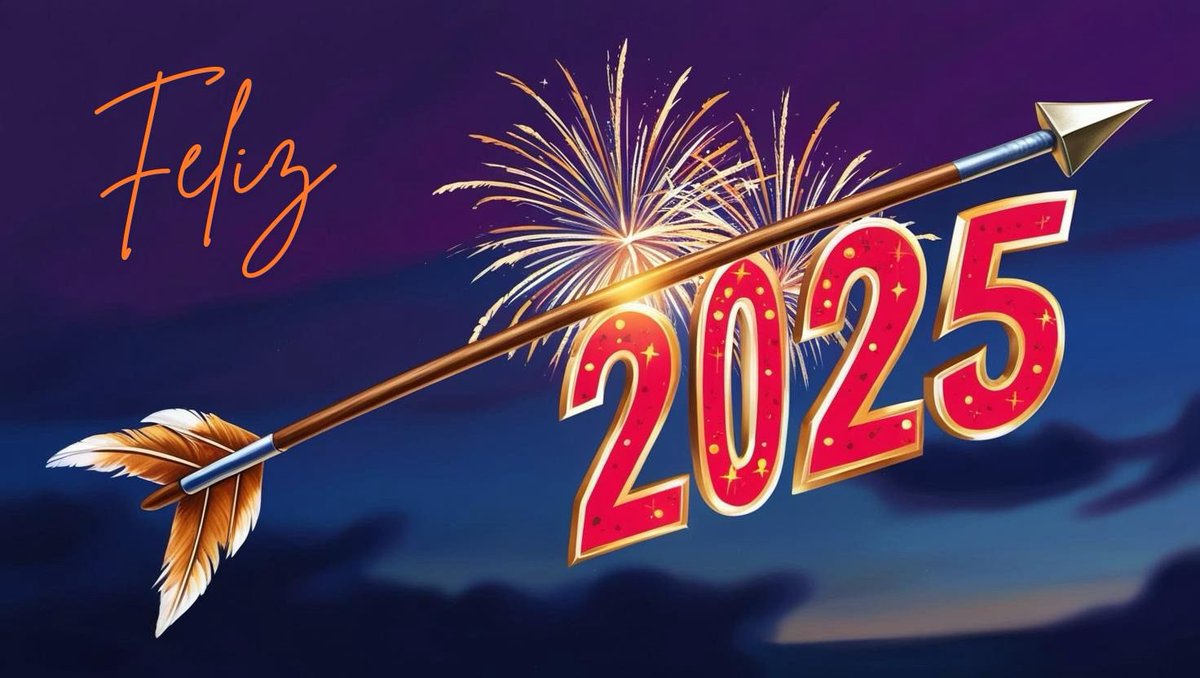 El año ha pasado como una flecha. Que el nuevo año os traiga muchos sueños y hermosas satisfacciones. El futuro pertenece a quienes creen en la belleza de los sueños. Que esa flecha deje una estela de deseos cumplidos y todos vuestros sueños realizados.J.G.M