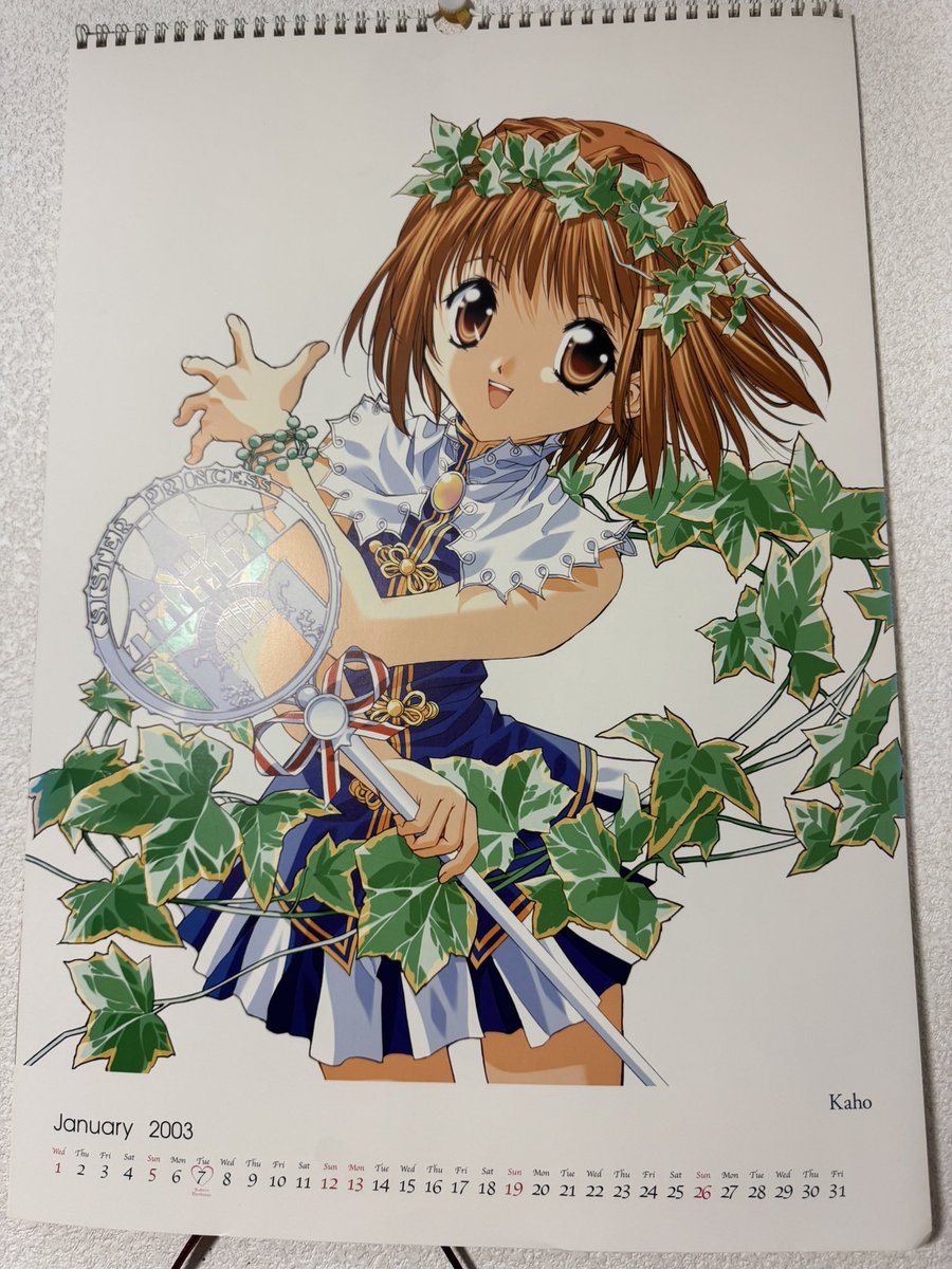 元旦が水曜日なので今年のカレンダーになります
#シスプリ