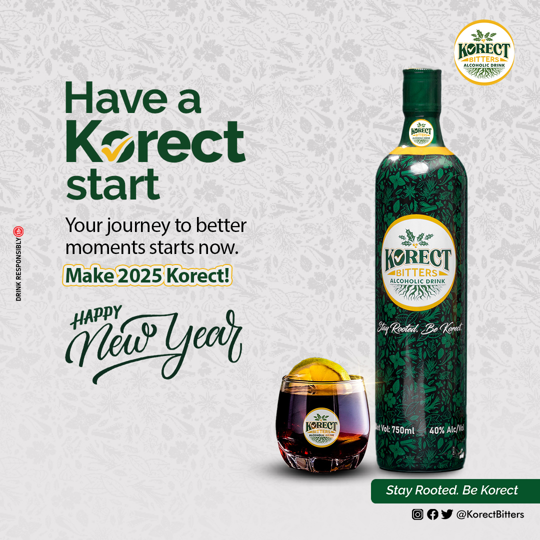 KorectBitters's tweet image. New beginnings, new goals, and endless possibilities. Cheers to a Korect start in 2025!

#KorectBitters #StayRooted #Korect2025 #KorectNewYear #NewYear