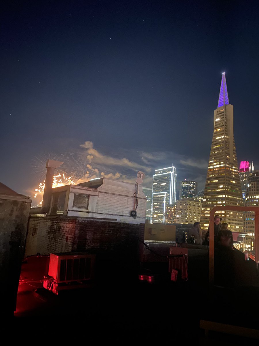 Happy New Year from a dope-ass roof top in North Beach San Francisco!

Piss off 2024, nice to meet ya 2025