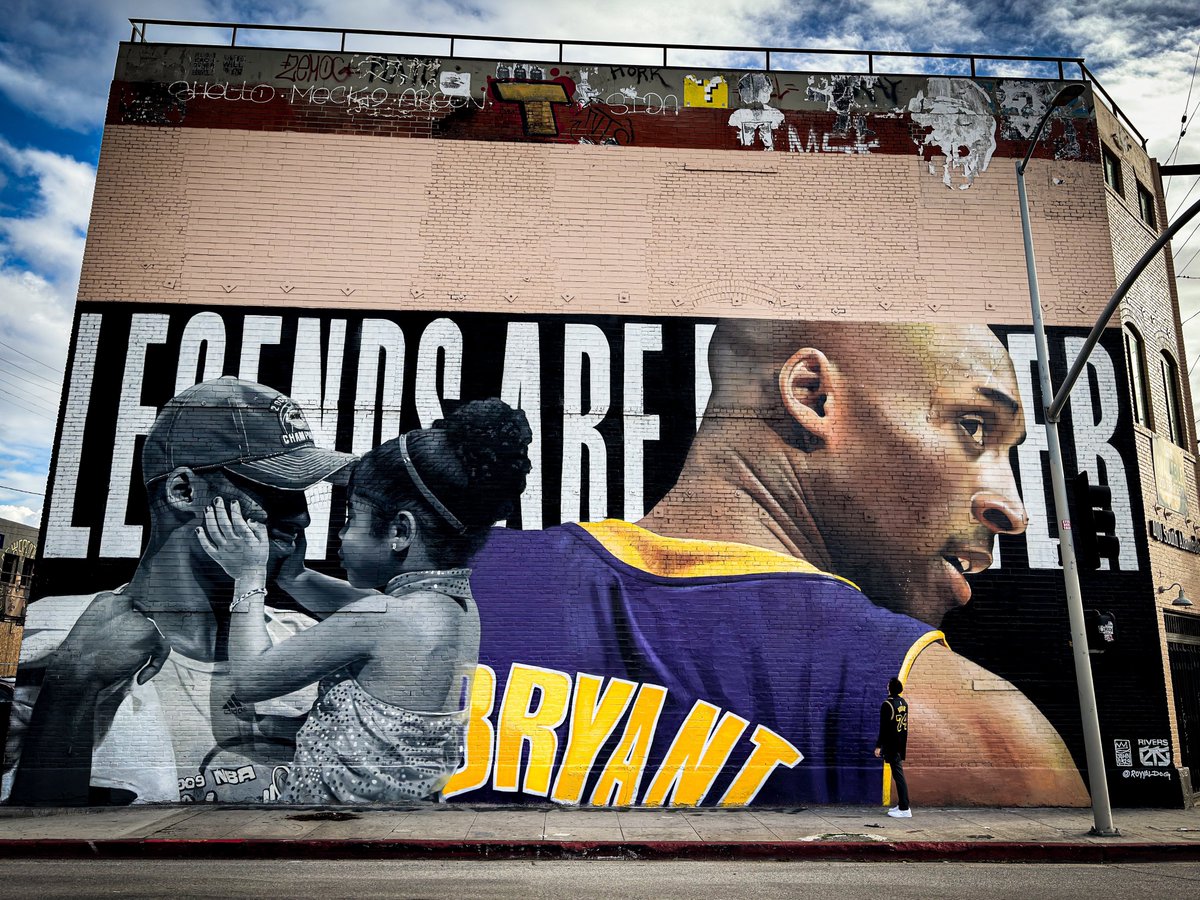 LAおすすめスポット】 KOBE MURAL(LEGENDS ARE FOREVER) コービー壁画