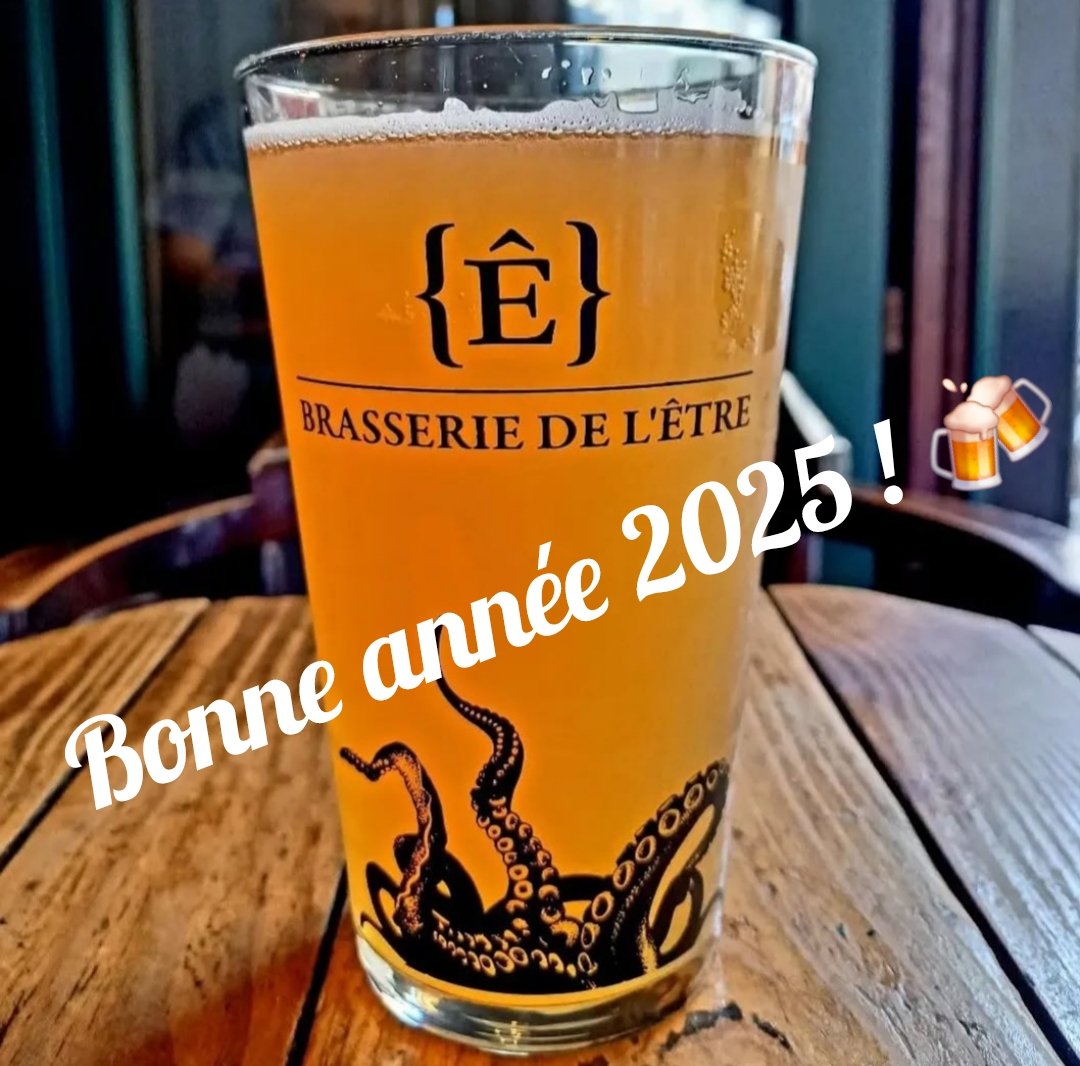 Edward et toute l'équipe de la Brasserie vous souhaitent une bonne et heureuse nouvelle année 2025.
Au 18 janvier pour nos dix ans : 
➡️ facebook.com/share/1BAnoJc3…
Santé !! 🍻🍻🍻