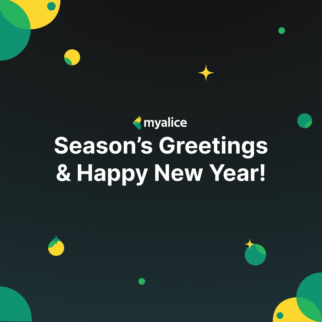 Hello, 2025! 🎆

As we step into a new year, we are filled with gratitude for your trust in us. ✨

Let’s create unforgettable experiences and reach new heights together 🥂

Happy New Year 🎉

#HappyNewYear2025 #myalice