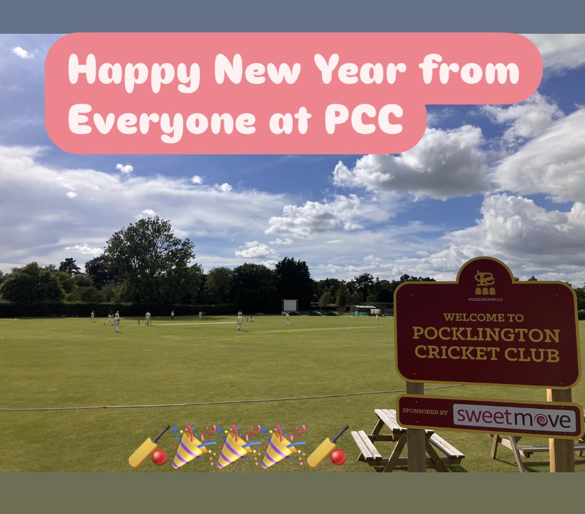 Happy New Year 🎉 

We look forward to seeing everyone back down at Burnby Lane in April 🏏🏏
