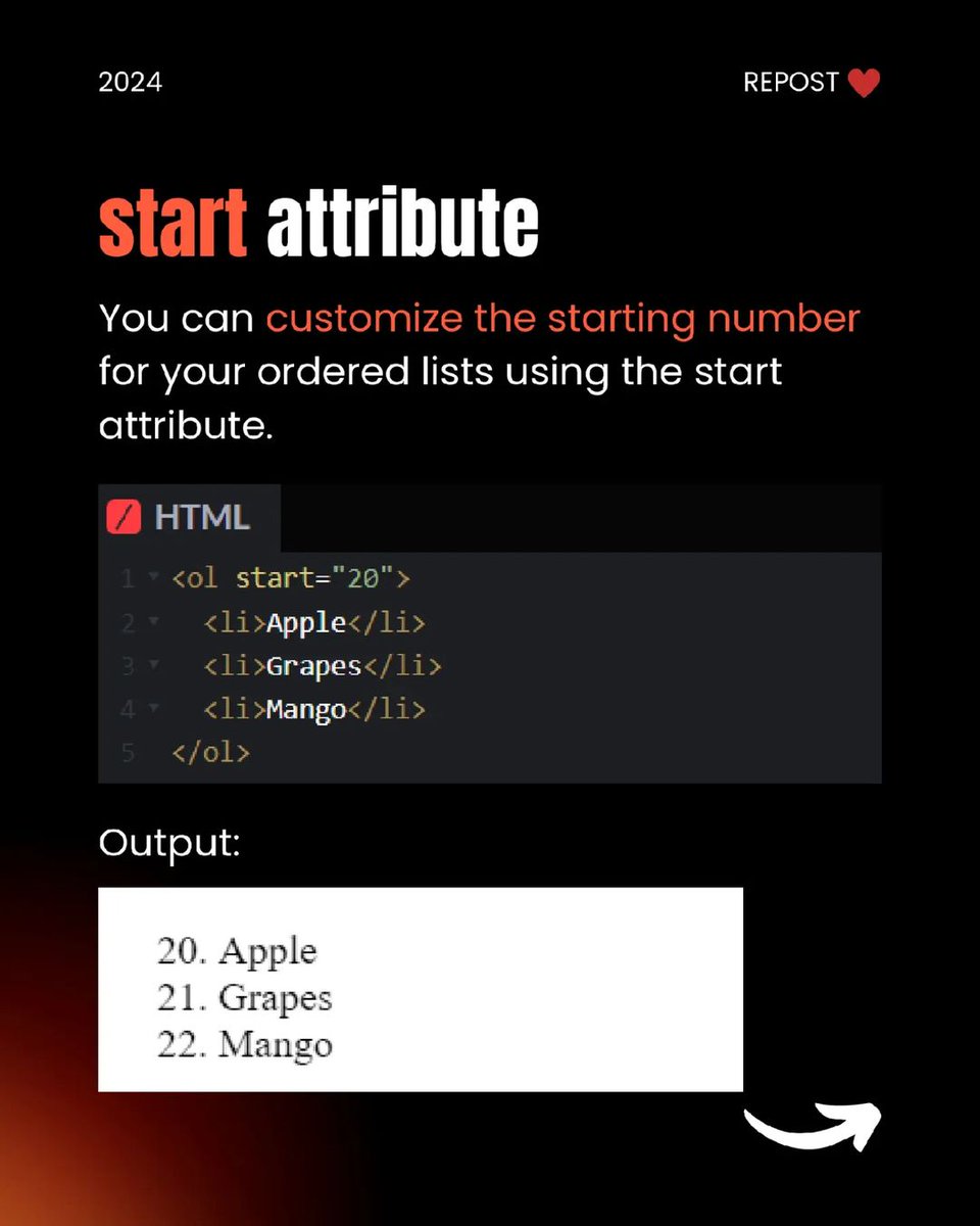 Pakistaniabrar's tweet image. Start attribute #foryoupage #htmlcsscode #htmlcssjavascript #htmlcss #html #frontend #frontenddeveloper #frontenddevelopment