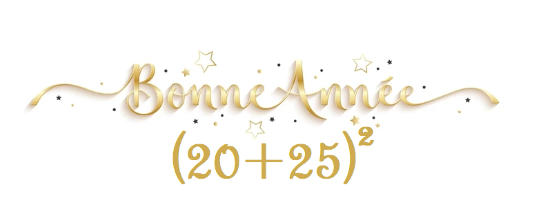 Mathematiques75's tweet photo. (20+25)² = 2025

Énigme: Y a-t-il d'autres années à quatre chiffres vérifiant cette propriété? Combien? Lesquelles? Comment les trouver?

#BonneAnnée2025 #HappyNewYear2025 https://t.co/7VstzIFaNf