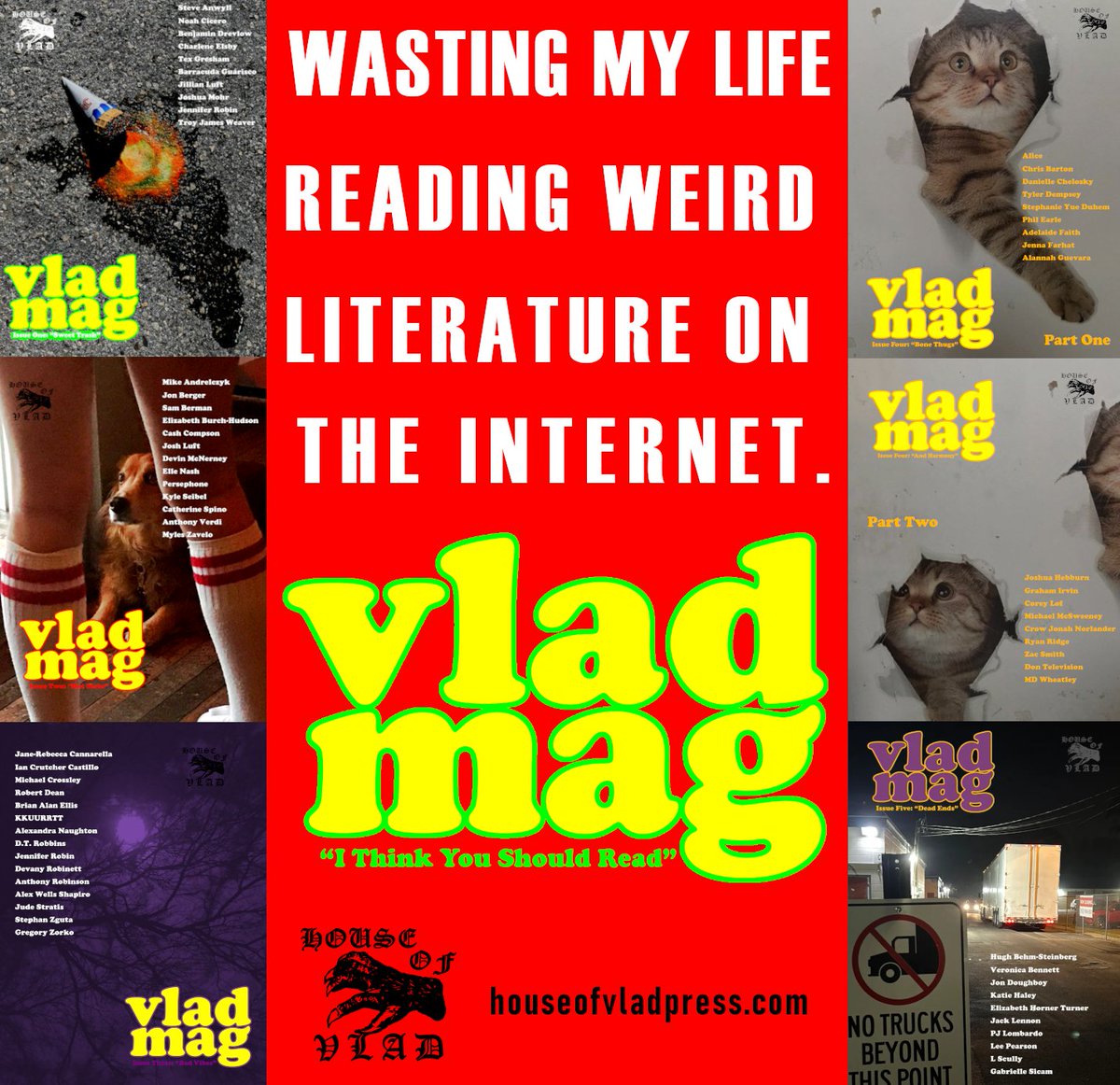 HAPPY NEW YEAR LOL My 5 favorite VLAD MAG pieces (though I love them all) from issues 2 - 5 (not including the first issue, which I curated) [A THREAD] / VLAD MAG returns summer 2025 / Please include your favorite piece(s) in the comments / Big thanks to my guest editors!