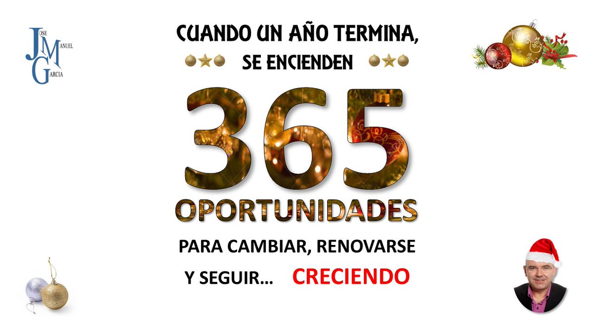 Empezamos 365 días nuevos que se transformarán en nuevas oportunidades por cadía, sigamos adelante...

Feliz Año....