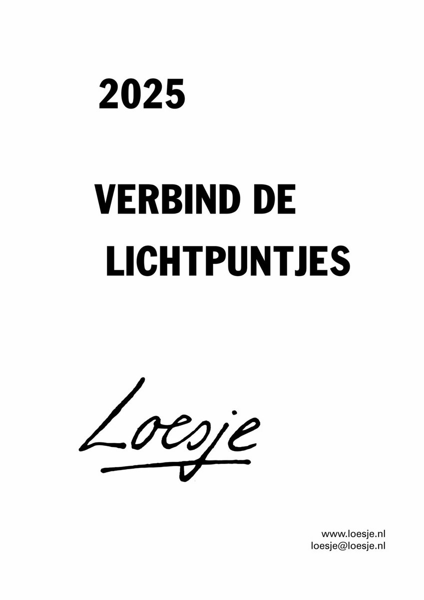 **           2025 
    
           verbind de
             lichtpuntjes        **

#Nieuwjaar #Loesje