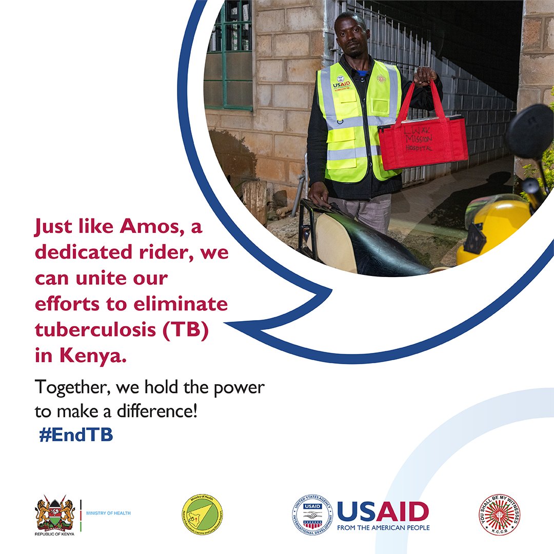 Together, we have the power to create a TB-free Kenya. Let’s join hands and make a lasting impact! 💪🇰🇪 #EndTB #KomeshaTB

<a href="/USAIDKenya/">USAID Kenya</a> <a href="/MOH_Kenya/">Ministry of Health</a> <a href="/NTLDKenya/">NTLD</a> <a href="/WHOKenya/">WHO Kenya</a> <a href="/StephenMule1/">Hon Stephen Mule MP</a> <a href="/CHSKenya/">CHS</a> <a href="/Amref_Kenya/">Amref Health Africa in Kenya</a> <a href="/StopTBKe/">Stop TB Partnership Kenya</a>