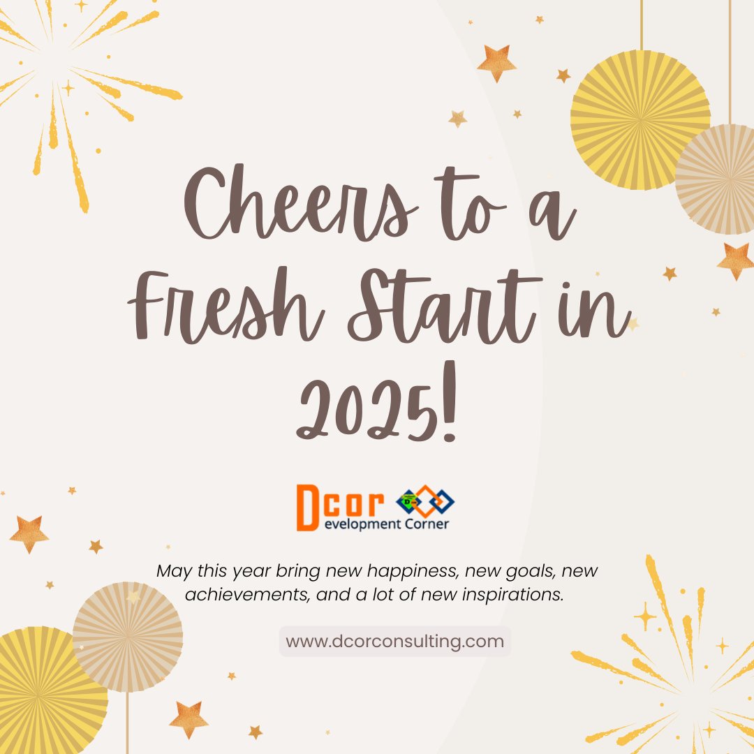 Wishing Everyone a Happy &amp; Healthy New Year!
Happy New Year 2025🎊

#dcorconsulting #NewYear2025