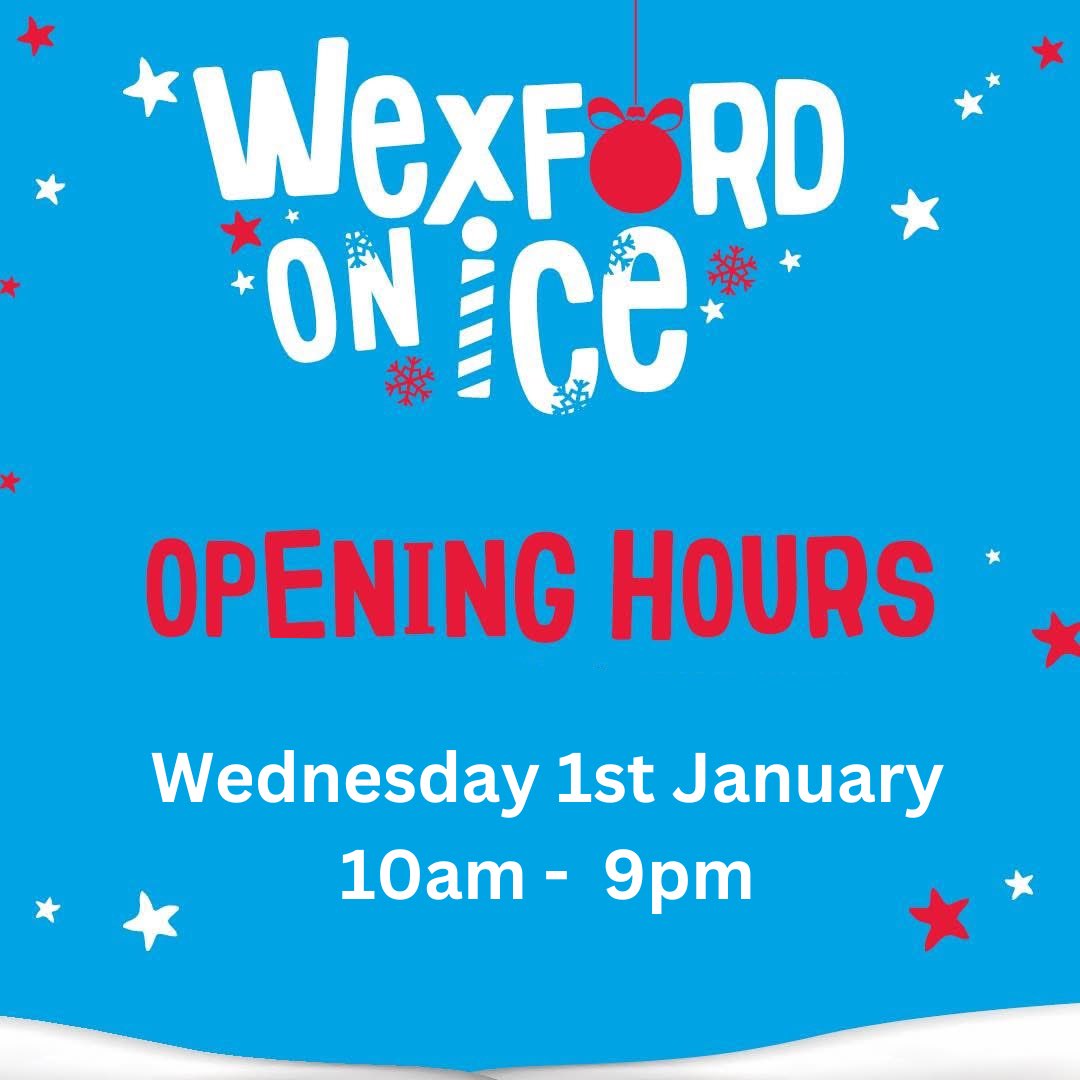 Start your year the right way⛸️❄️

Book online to avoid disappointment, wexfordonice.com