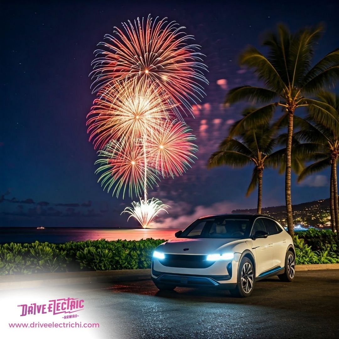 Happy New Year, Hawai‘i! As we welcome 2025, we’re grateful for the progress we’ve made toward a cleaner, greener future. 🌱🚗

Here’s to another year of driving electric, embracing sustainable choices, and protecting our islands! 

#EVHawaii #CleanEnergy #DriveElectricHawaii