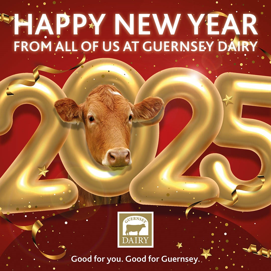 As we step into 2025, we want to take a moment to thank YOU for your continued support. Every glass of milk, dollop of cream, and pat of butter you choose helps sustain our local farmers and keeps the rich tradition of Guernsey’s dairy industry alive.