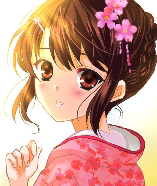 R390001's tweet photo. 「初日の出……一緒に見られたの、嬉しくて……」

 ２０２５年明けましておめでとうございます！ 
現在とっくに夜ですが、大事な「誰か」と初日の出を見に来た桜乃ちゃんを���本年の描き初めといたしました。
今年も皆様どうぞよろしくお願いいたします🙇‍♀️ https://t.co/dlYrIUDc7G