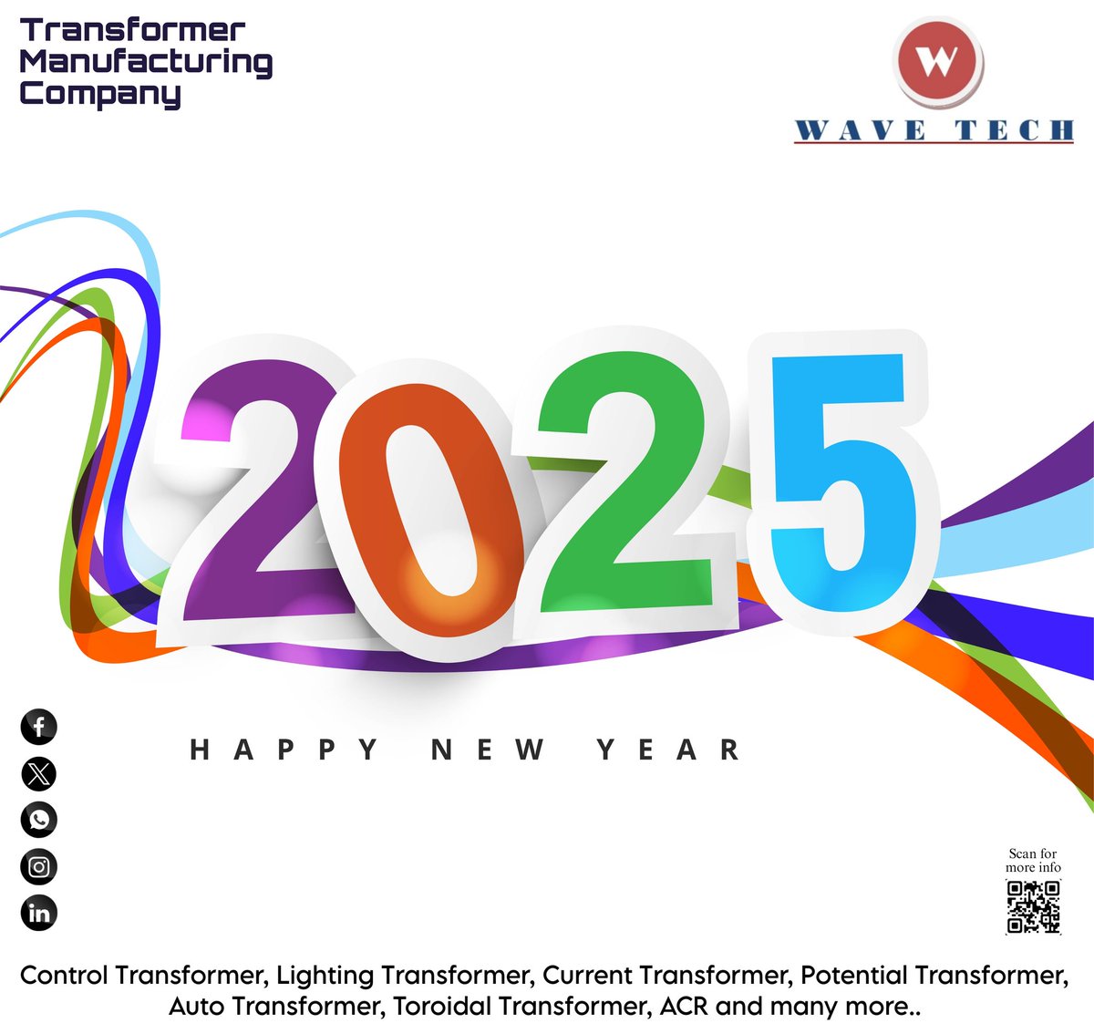 wave_tech2000's tweet image. As we step into 2025, let’s leave behind all worries and embrace the new beginnings with hope and courage. 
@wave_tech2000 wishing you and your family a very Happy New Year!
#NewYear2025 #WaveTech 

For more info contact us on: 90385 95573 
Or mail us to : waveline.tech@gmail.com