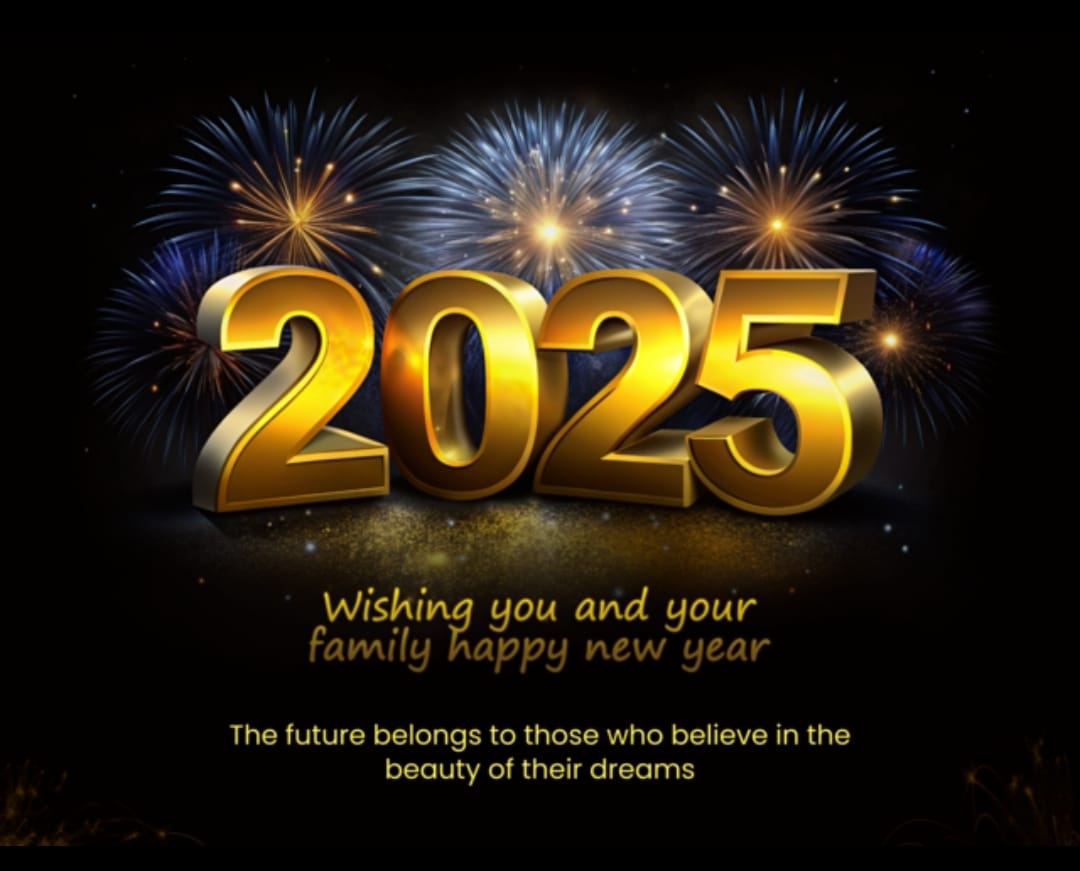 Happy New Year 2025 to all of you!

#NewYear2025