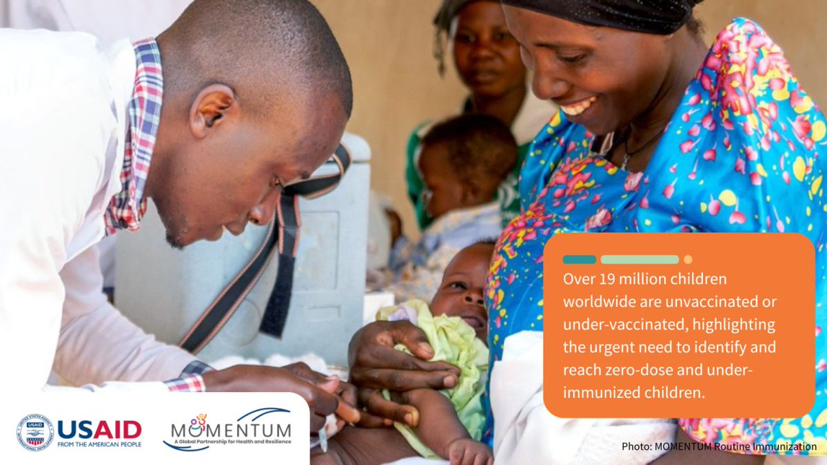 No one left behind! Watch MOMENTUM’s Identifying Zero-dose Children webinar series to learn key challenges and insights to improving immunization equity in low-and middle- income countries. Check them out here: lnkd.in/e5pVkjQ8
#HealthEquity