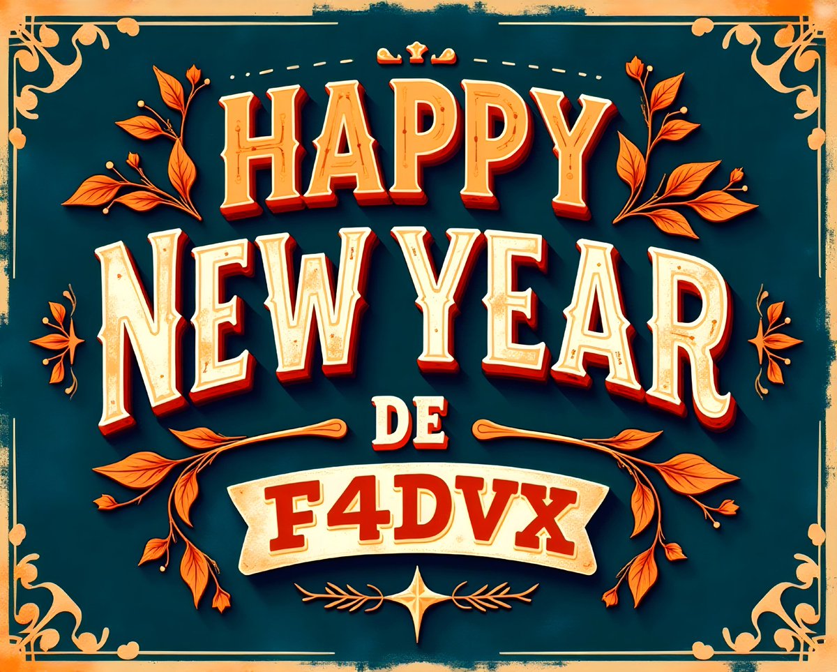 Happy new year all de F4DVX