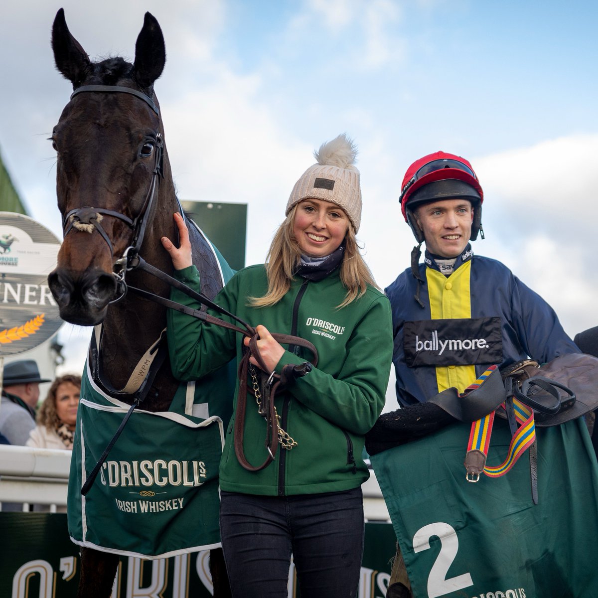 Horse Racing Ireland (@hriracing) on Twitter photo Starting the New Year right 🙌
Michael O'Sullivan guides Willie Mullins' Embassy Gardens to victory in the <a href="/ODriscollsWhis1/">O'Driscolls Whiskey</a> New Year's Day Chase.
#EveryRacingMoment Starting the New Year right 🙌
Michael O'Sullivan guides Willie Mullins' Embassy Gardens to victory in the <a href="/ODriscollsWhis1/">O'Driscolls Whiskey</a> New Year's Day Chase.
#EveryRacingMoment